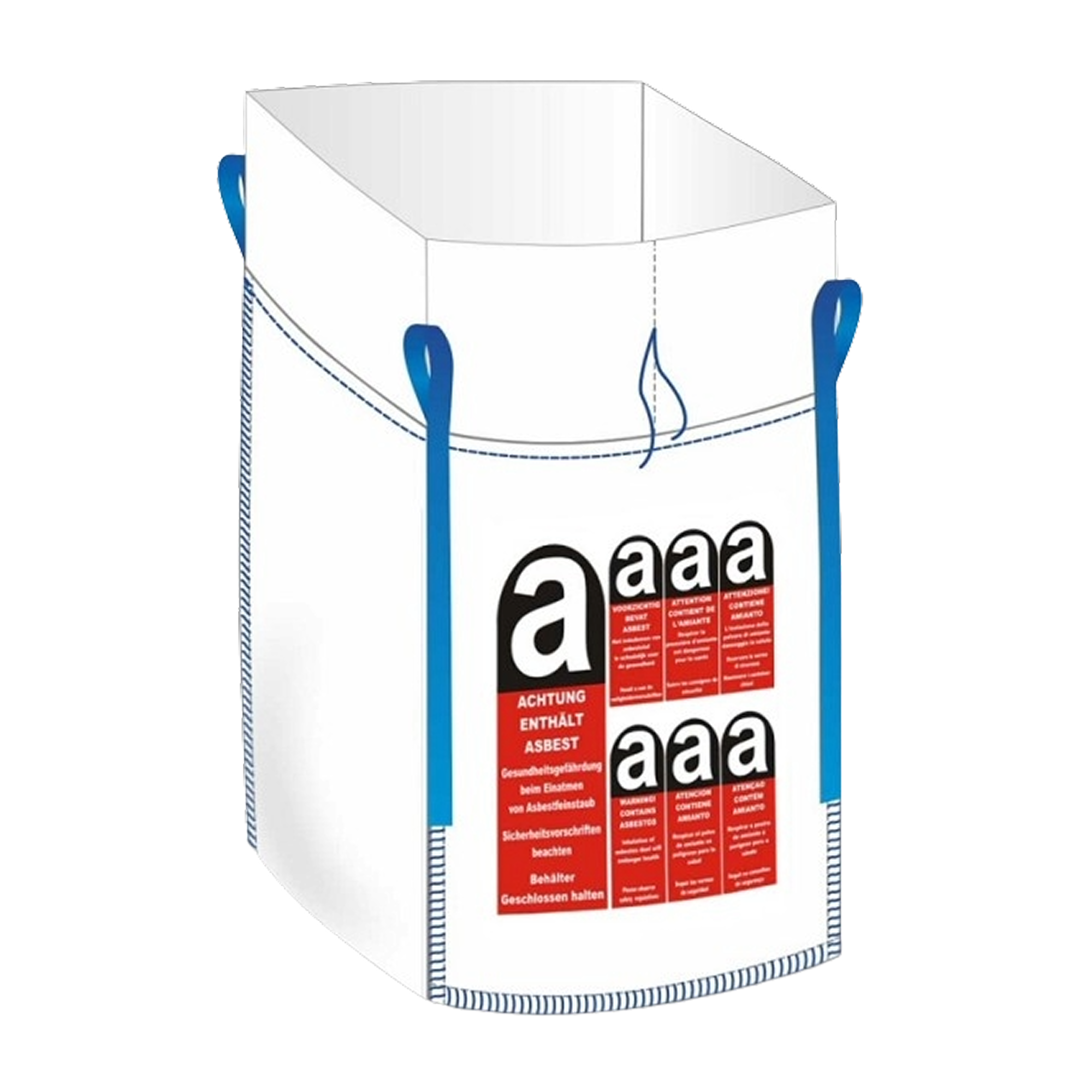 Big Bag "Asbest 1m³" 90x90x110cm